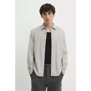 Levi's cămașă LS BATTERY HM SHIRT SLIM bărbați, culoarea gri, cu guler clasic, slim, 86625 imagine