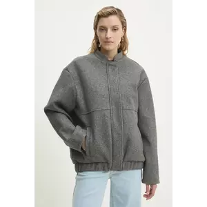 Answear Lab geaca culoarea gri, de tranzitie imagine