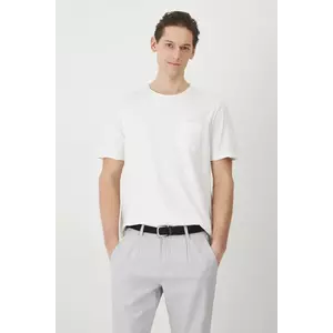 Medicine tricou din bumbac culoarea alb, neted imagine