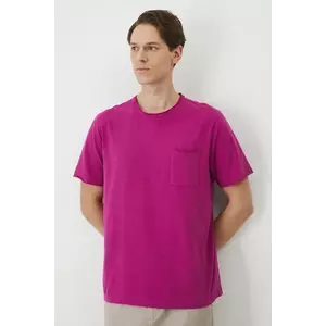 Medicine tricou din bumbac culoarea violet, neted imagine