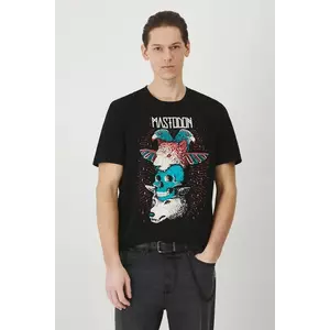 Medicine tricou din bumbac culoarea negru, cu imprimeu imagine