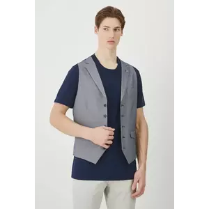 Medicine vesta barbati, culoarea albastru marin imagine