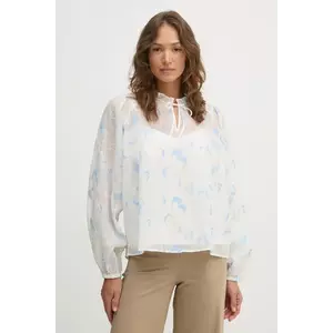 Mos Mosh bluză femei, culoarea alb, cu imprimeu, 168270 imagine