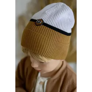 Jamiks caciula de bumbac pentru copii SAMBOR culoarea maro, JWH047 imagine