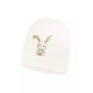 Jamiks caciula copii ROBIN culoarea alb, din tesatura neteda, JLH023 imagine