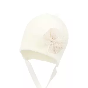 Jamiks caciula copii SAGARA culoarea bej, din tesatura neteda, JWH120 imagine