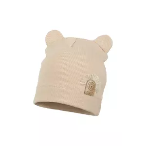 Jamiks caciula copii FLORENTYN culoarea bej, din tesatura neteda, JWH087 imagine