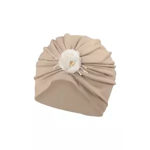 Jamiks caciula copii TITANI culoarea maro, din tesatura neteda, JWH089 imagine