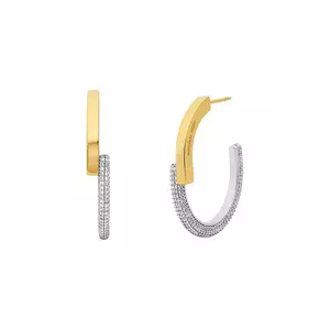 Michael Kors cercei din argint placat cu aur MKC1752CZ931 imagine