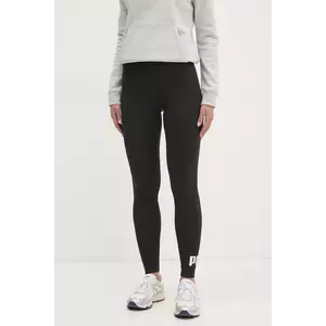 Puma colanti femei, culoarea negru, cu imprimeu, 682426 imagine