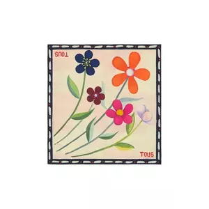 Tous eșarfă TEXTIL femei, culoarea roz, cu imprimeu, 2002200913 imagine