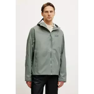 Helly Hansen geacă de ploaie LOKE TERRA bărbați, culoarea verde, 63365 imagine