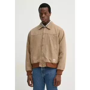 Levi's geaca EMBARCADERO AVIATOR JKT culoarea maro, de tranzitie, A8583 imagine