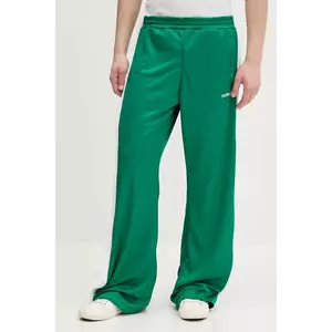 Fiorucci pantaloni de trening Puffy Piping Track Trousers bărbați, culoarea verde, cu imprimeu, U02SPBPA057PL01GN02 imagine
