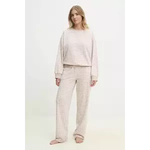 Dkny pijama femei, culoarea bej, YI80040 imagine