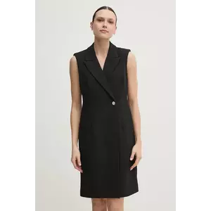 Dkny rochie culoarea negru, mini, mulată, DD5U1H66 imagine