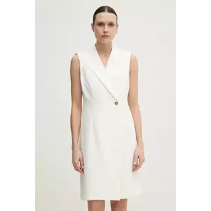 Dkny rochie culoarea bej, mini, mulată, DD5U1H66 imagine