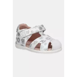 Garvalin sandale din piele pentru copii culoarea alb, 252305 imagine
