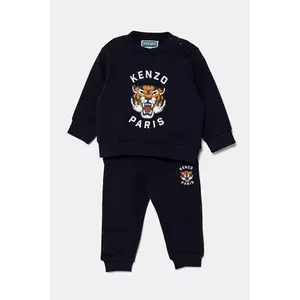 Kenzo Kids trening din bumbac pentru bebeluși culoarea bleumarin, K60935 imagine