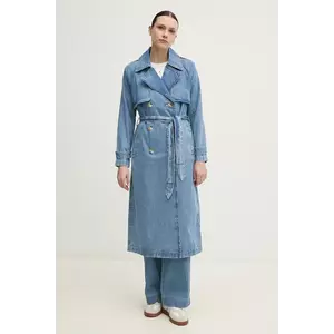 Dkny trenci din denim femei, de tranziție, oversize, DJ5J6129 imagine