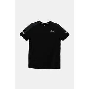 Under Armour tricou copii Tech Utility SS culoarea negru, cu imprimeu, 1390028 imagine