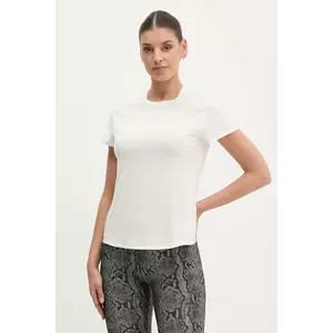 Reebok tricou Athletic femei, culoarea bej, 100214671 imagine