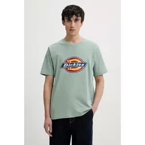 Dickies tricou din bumbac bărbați, culoarea verde, cu imprimeu, DK0A4XC9K361 imagine