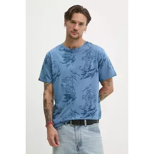 Superdry tricou din bumbac bărbați, cu imprimeu, M1012315A-F8S imagine