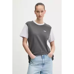 Vans tricou femei, culoarea gri, VN000JDKEKF1 imagine
