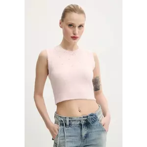 Aniye By vestă femei, culoarea roz, light, 185046 imagine