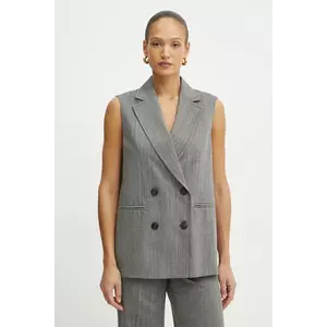 MAX&Co. vestă culoarea gri, cu doua randuri de nasturi, 2516151012200 imagine