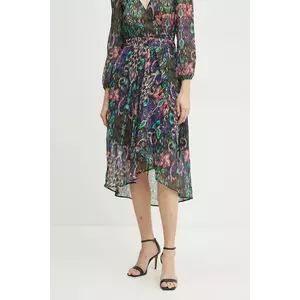 Morgan fusta JARY.F culoarea violet, midi, evazati, JARY.F imagine