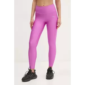 Puma leggins de alergare Velocity culoarea roz, neted, 526591 imagine