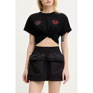 Diesel fusta O-CEAN SKIRT culoarea negru, mini, evazati, A16818.0AKAD imagine