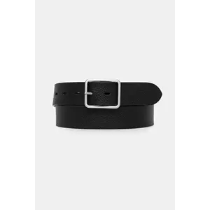 Geox curea de piele barbati, culoarea negru, U46K5C 04643 imagine