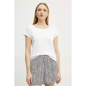 MAX&Co. tricou din bumbac femei, culoarea alb, 2518941014200 imagine