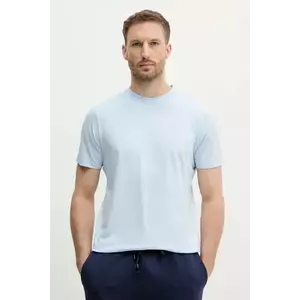 Hackett London tricou din bumbac barbati, neted, HM500881 imagine