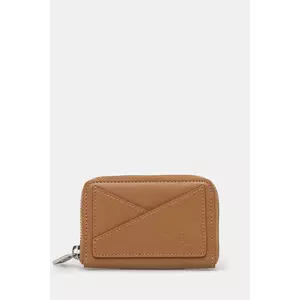 MM6 Maison Margiela portofel de piele femei, culoarea maro, SA6UI0016.P7183 imagine