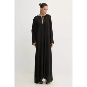 MICHAEL Michael Kors rochie culoarea negru, maxi, evazată, MR582U57R3 imagine
