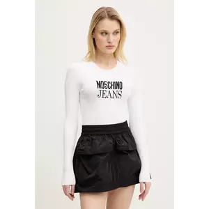 Moschino Jeans pulover femei, culoarea alb, light, 0937 3203 imagine
