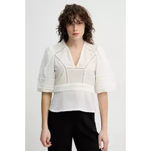 MUNTHE bluza FLORISE femei, culoarea bej, 251100225129 imagine