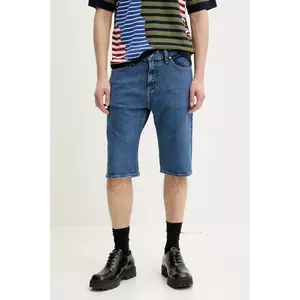 Tommy Jeans pantaloni scurti jeans barbati, culoarea albastru marin, DM0DM21851 imagine