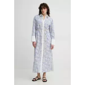 MUNTHE rochie din bumbac FILIRA maxi, oversize, 251134625136 imagine