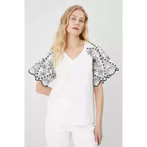 Medicine tricou femei, culoarea bej imagine