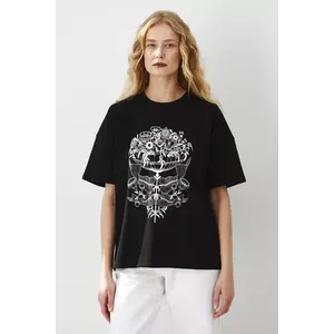 Medicine tricou din bumbac culoarea negru imagine