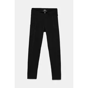 Abercrombie & Fitch leggins copii culoarea negru, neted, KI247-4055 imagine