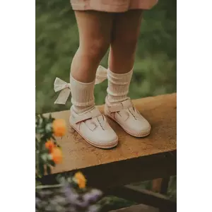 Donsje incaltaminte din piele pentru copii Xan Special Shoes Unicorn culoarea bej, 2011004 imagine