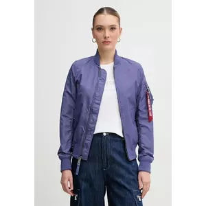Alpha Industries geaca MA-1 TT Wmn culoarea violet, de tranzitie, 141041 imagine