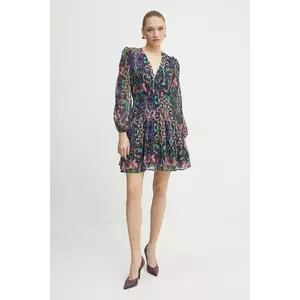 Morgan rochie RABIL.F culoarea violet, mini, evazată, RABIL.F imagine