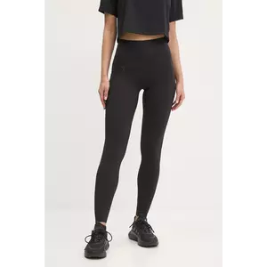 On leggins de antrenament Studio culoarea negru, neted, 1WF10580553 imagine